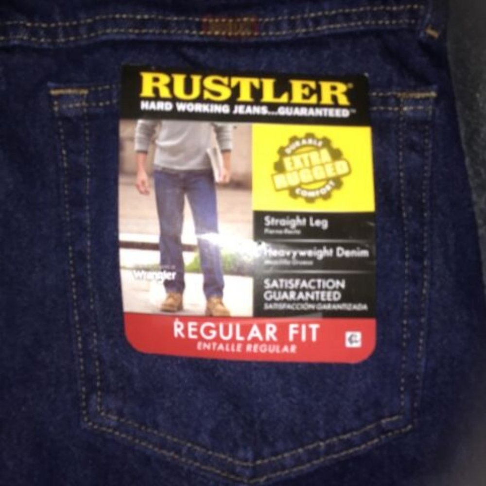 NWT Rustler Straight Leg Regular Fit Jeans…